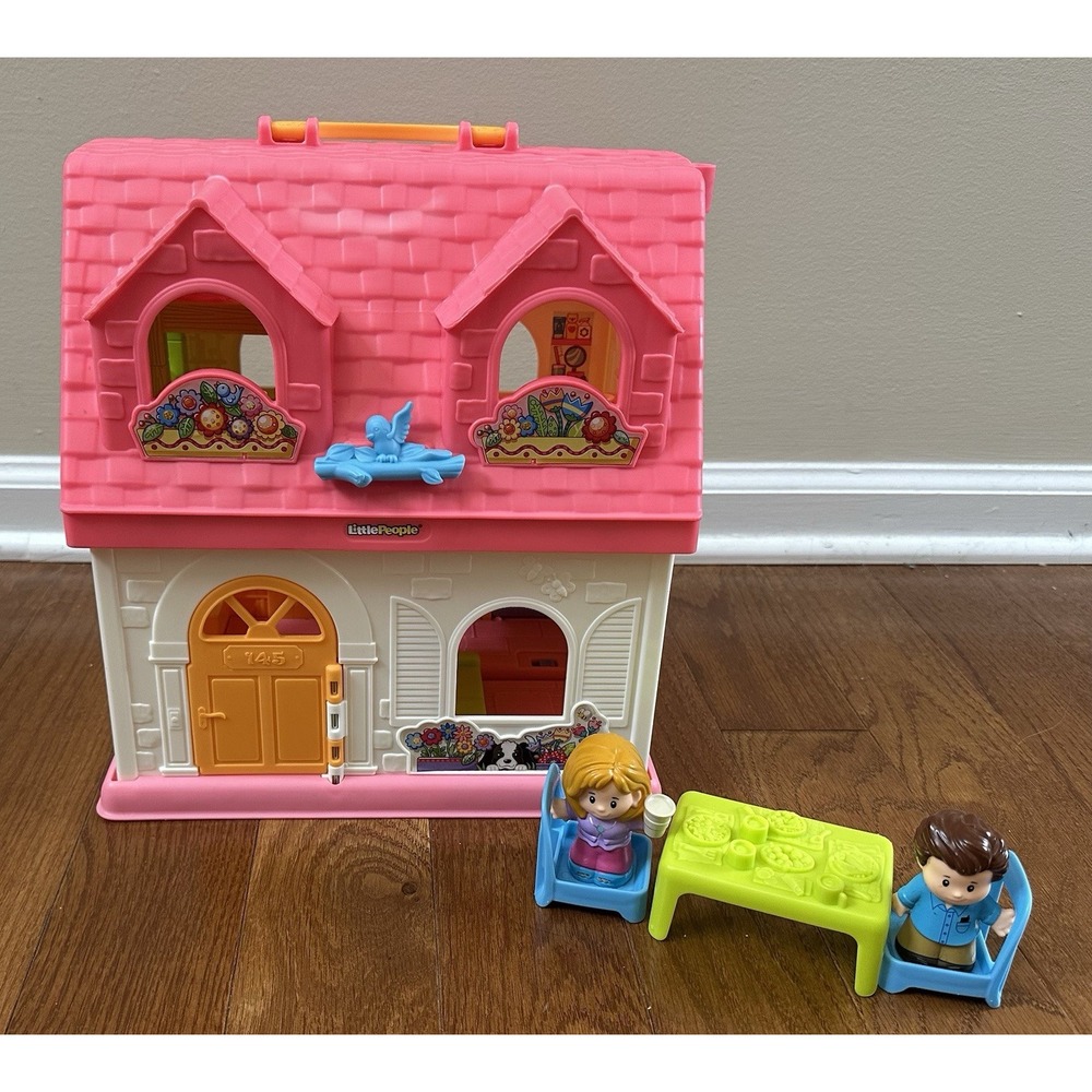 Fisher-Price Little People Surprise & Sounds Home Playset With Figures Works